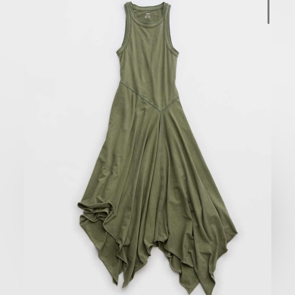 Aerie 2 piece set - asymmetrical tank dress and slouch top to match - NWT - Picture 5 of 9